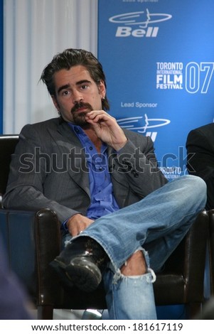 Colin Farrell at the press conference for CASSANDRA\'S DREAM Press Conference at the 32nd Annual Toronto International Film Festival, Sutton Place Hotel, Toronto September 12, 2007