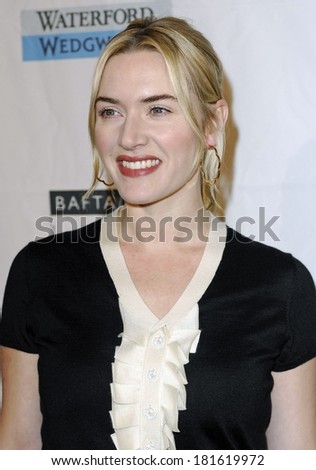 Kate Winslet at BAFTA British Academy of Film and Television Arts LA Tea Party, Four Seasons Hotel, Los Angeles, CA, January 14, 2007