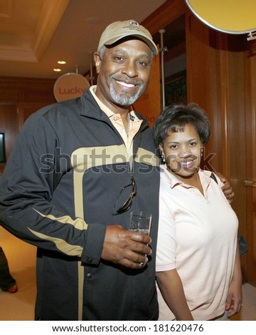 James Pickens Jr, Chandra Wilson inside for LUCKY Club Gift Lounge for the 2007-2008 TV Network Upfronts Previews, The Ritz Carlton Hotel, New York, May 14, 2007