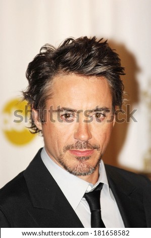 Robert Downey Jr in the press room for OSCARS 79th Annual Academy Awards - PRESS ROOM, The Kodak Theatre, Los Angeles, CA, February 25, 2007