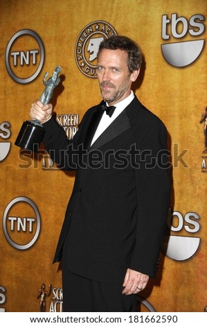Hugh Laurie in the press room for SAG 13th Annual Screen Actors Guild Awards - PRESS ROOM, The Shrine Auditorium, Los Angeles, CA, January 28, 2007