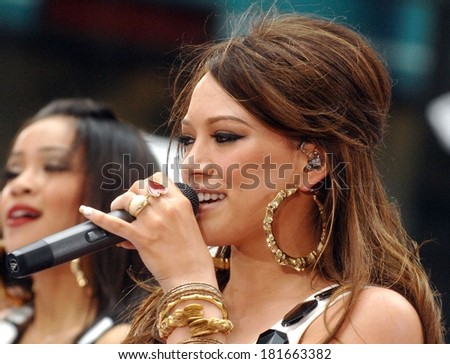 Hilary Duff on stage for The NBC Today Show Concert with Hilary Duff, Rockefeller Center, New York, NY, June 29, 2007