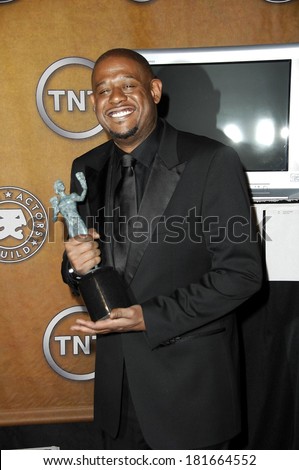 Forest Whitaker in the press room for SAG 13th Annual Screen Actors Guild Awards - PRESS ROOM, The Shrine Auditorium, Los Angeles, CA, January 28, 2007