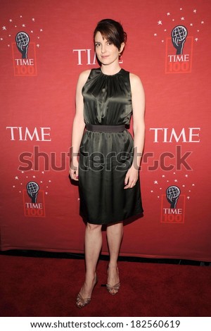 Tina Fey, in a Reem Acra dress, at TIME 100 Most Influential People in the World Gala, Frederick P Rose Hall-Jazz at Lincoln Center, New York, May 08, 2008