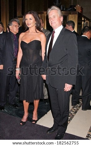 Catherine Zeta Jones, Michael Douglas at 2008 National Board of Review of Motion Picture Awards Gala, Cipriani Restaurant 42nd Street, New York, January 15, 2008