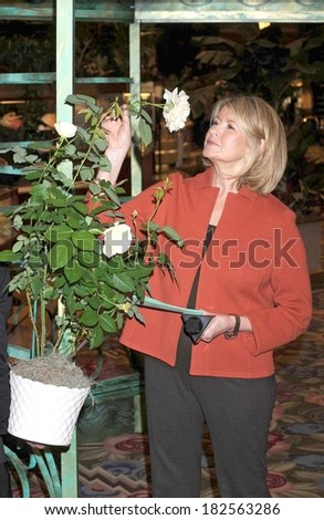 Martha Stewart at MACY\'s Annual Flower Show Ribbon Cutting Grand Opening, Macy\'s Herald Square Department Store, New York, March 16, 2008