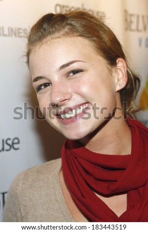 Emily VanCamp at NHL All-Star Celebrity Charity After Party, Greenhouse at Top of Main, Park City, UT, January 20, 2008