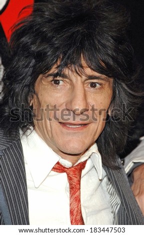 Ronnie Wood at SHINE A LIGHT Premiere, Clearview\'s Ziegfeld Theater, New York, NY, March 30, 2008