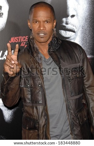 Jamie Foxx at LAW ABIDING CITIZEN Premiere, Grauman\'s Chinese Theatre, Los Angeles, CA October 6, 2009