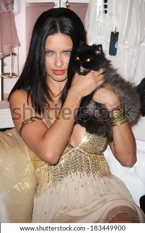Adriana Lima at in-store appearance for Victoria\'s Secret NOIR Fragrance Launch, Victoria\'s Secret Lexington Avenue Store, New York, NY May 9, 2009