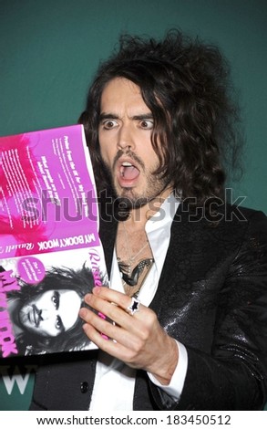 Russell Brand at a public appearance for Russell Brand Book Signing, Barnes and Noble Bookstore, New York, NY March 11, 2009