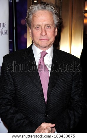 Michael Douglas in attendance for A LITTLE NIGHT MUSIC Opening Night on Broadway, Walter Kerr Theatre, New York, NY December 13, 2009
