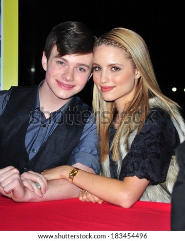 Chris Colfer, Dianna Agron at GLEE The Music, Vol 1 Cast CD Signing, Borders Book Store at Time Warner Center, New York November 3, 2009