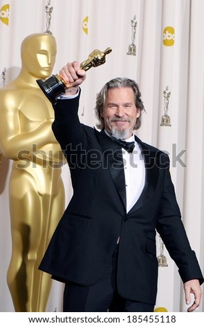 Jeff Bridges, Best Actor for Crazy Heart, 82nd Annual Academy Awards Oscars Ceremony-PRESS ROOM, The Kodak Theatre, Los Angeles March 7, 2010