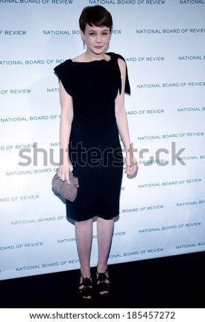 Carey Mulligan, wearing a Prada dress, at The National Board of Review of Motion Pictures 2010 Gala, Cipriani Restaurant 42nd Street, New York, NY January 12, 2010