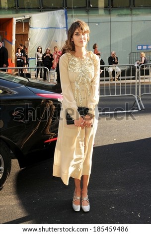 Alexa Chung, in a Marc Jacobs dress, at The 2010 Council of Fashion Designers of America CFDA Awards, Alice Tully Hall at Lincoln Center, New York June 7, 2010