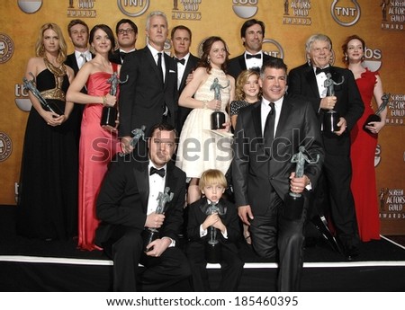 Mad Men Cast 15th Annual Screen Actors Guild SAG Awards* Shrine Auditorium* Los Angeles* January 25* 2009