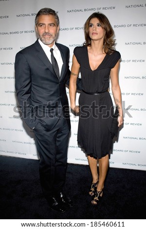George Clooney, Elisabetta Canalis at The National Board of Review of Motion Pictures 2010 Gala, Cipriani Restaurant 42nd Street, New York, NY January 12, 2010