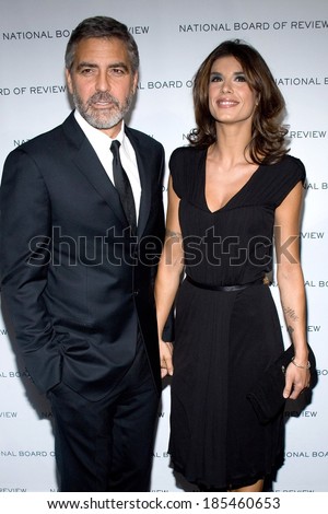 George Clooney, Elisabetta Canalis at The National Board of Review of Motion Pictures 2010 Gala, Cipriani Restaurant 42nd Street, New York, NY January 12, 2010