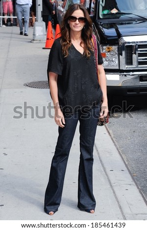 Actress Julia Roberts, visits the \'Late Show With David Letterman\' at the Ed Sullivan Theater out and about for CELEBRITY CANDIDS-WEDNESDAY,, New York August 4, 2010