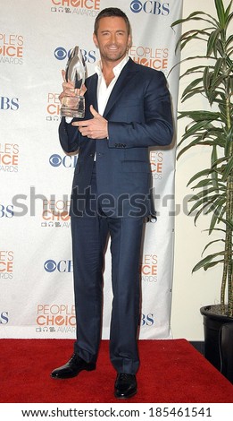 Hugh Jackman in the press room for People\'s Choice Awards 2010 - PRESS ROOM, Nokia Theatre, Los Angeles, CA January 6, 2010