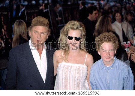 Art Garfunkel, wife and son at premiere of IT RUNS IN THE FAMILY, NY 4/13/2003