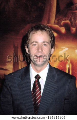 Billy Boyd at the premiere of LORD OF THE RINGS THE TWO TOWERS, 12/5/2002, NYC