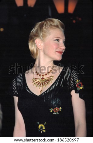 Cate Blanchett at NATIONAL BOARD OF REVIEW AWARDS, NY 1/7/2002