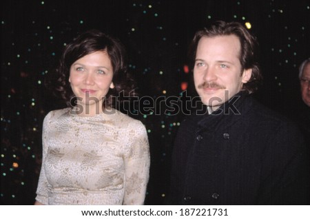 Maggie Gyllenhaal and Peter Sarsgaard at the National Board of Review, NYC, 1/14/2003