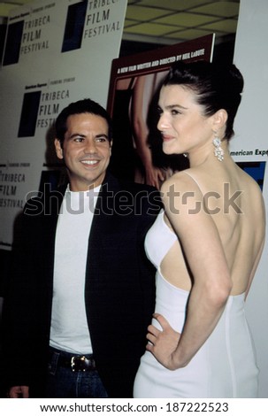 Narciso Rodriguez and Rachel Weisz, premiere of the Shape Of Things, Tribeca Film Festival, NYC, 5/7/2003