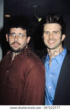 Neil LaBute and Frederick Weller at the SHAPE OF THINGS premiere, Tribeca Film Festival, NYC, 5/07/2003