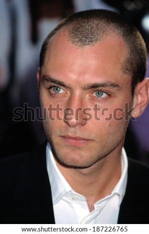 Jude Law at world premiere of AI Artificial Intelligence, NY 6/26/2001