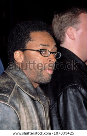 Spike Lee at premiere of THE ROOKIE, NY 3/26/2002