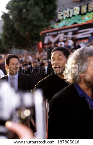 Will Smith at premiere of Mission Impossible 2, 5/00
