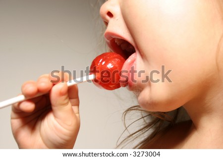 Child Eating Candy