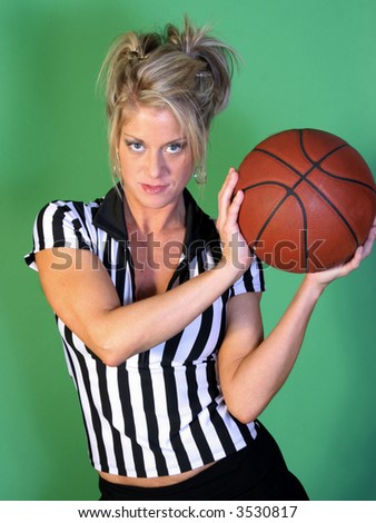 Woman Basketball Referee