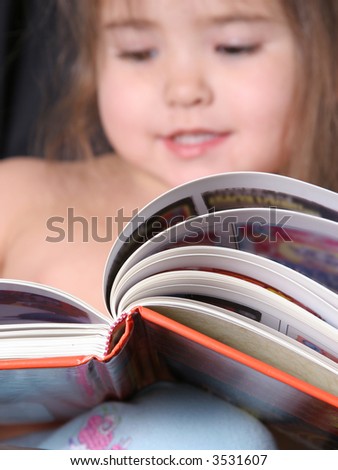 Reading Happy Child