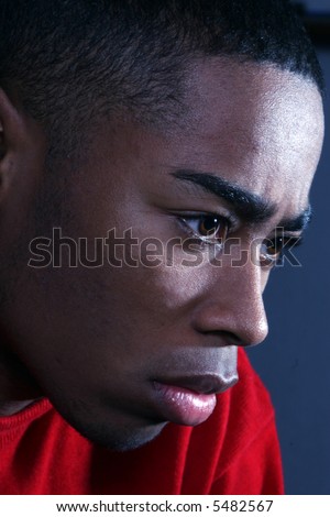 Angry African American Man