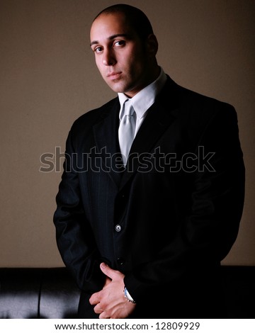 Very Attractive and strong looking Man in Business Fashion