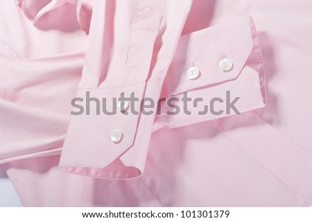 Pink shirt sleeves