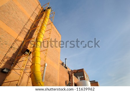 Waste chute used in construction demolition