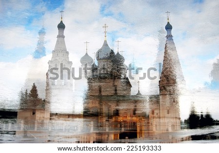Church of Elojah the Prophet in Yaroslavl, Russia. UNESCO World Heritage Site. Old architecture of Yaroslavl city (a city from the \