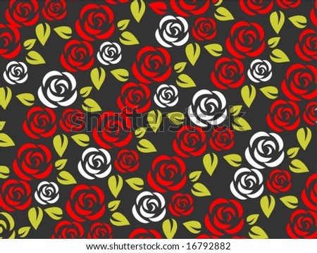 red and white roses background. red and white roses