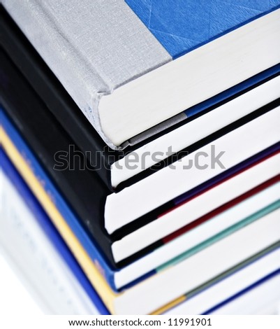 Stack of hard-cover books