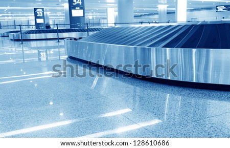 Baggage claim area