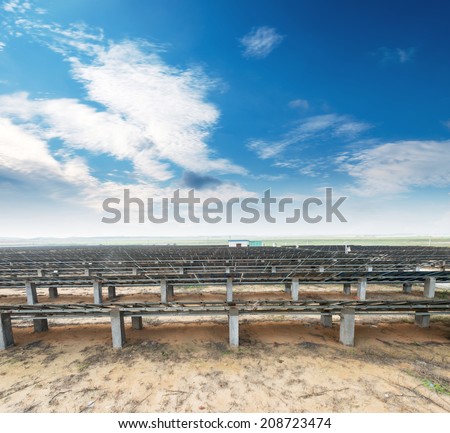 photovoltaic panels - solar panel to produce clean, sustainable, renewable energy - alternative electricity source