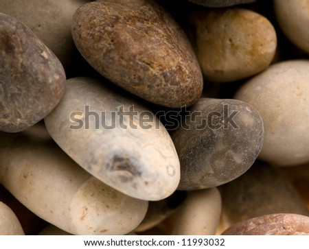 an abstract nature background of round stones