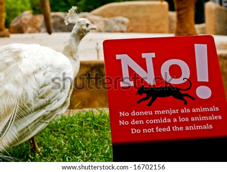 do not feed the animals