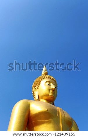 Buddha meditation statue in Thailand