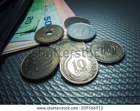 Asian Money cash, coins and Banknotes